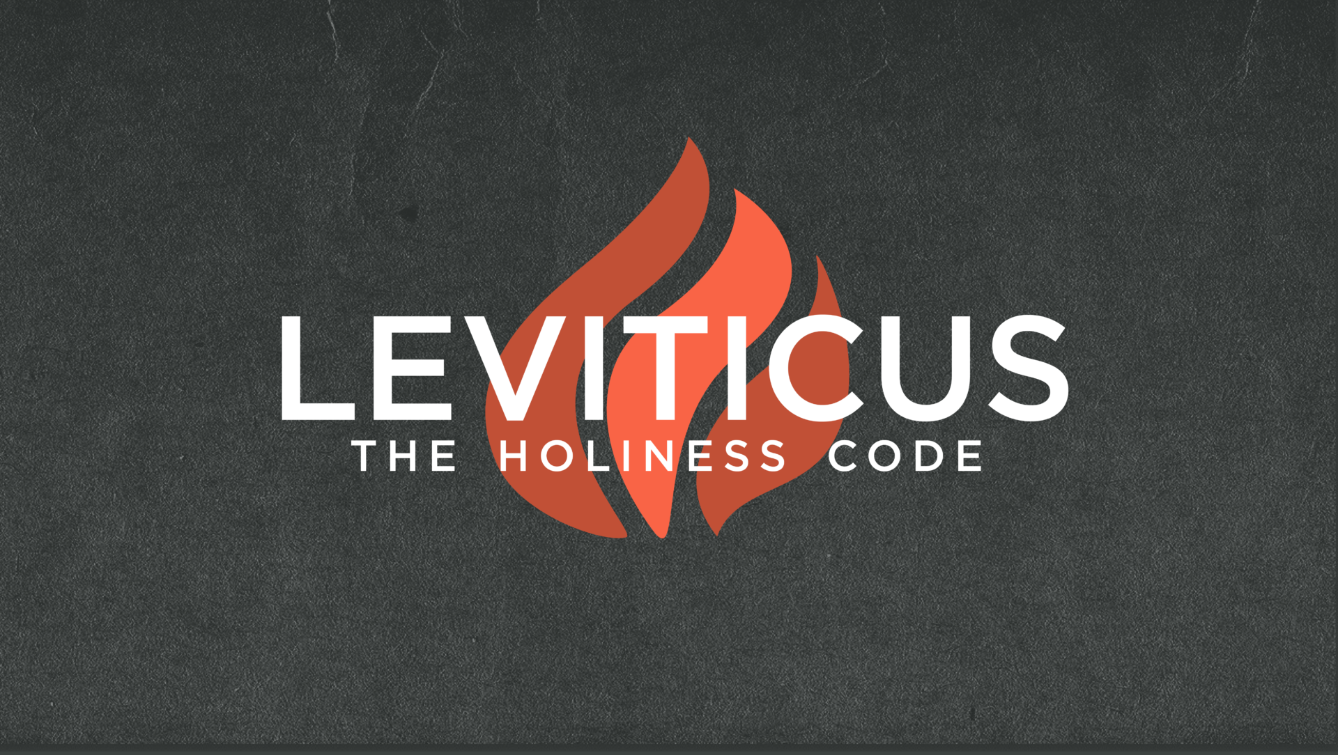 Leviticus Lettering Leviticus Series - Legacy Community Church